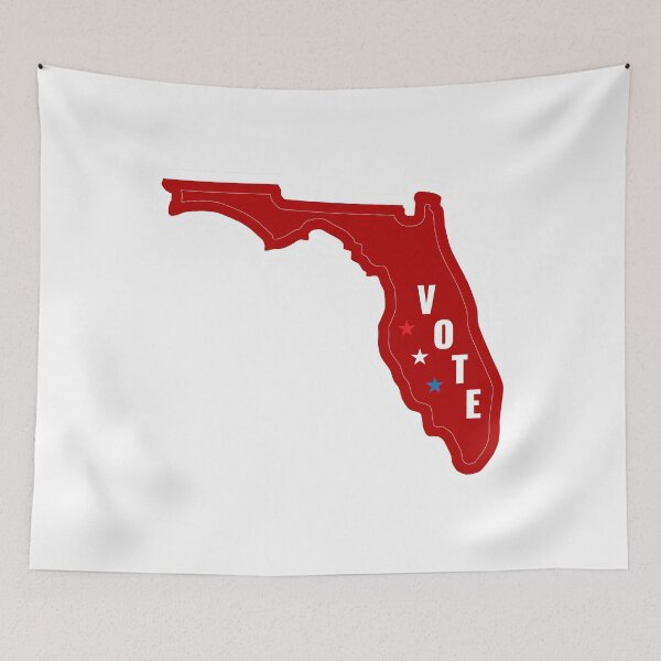 Aperçu de l'œuvre Fierté républicaine de Floride – Votez pour le Sunshine State rouge créée et vendue par Mundivagant Designs.