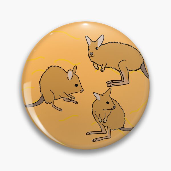 Item preview, Rufous Hare Wallabies designed and sold by Leapingdoe.