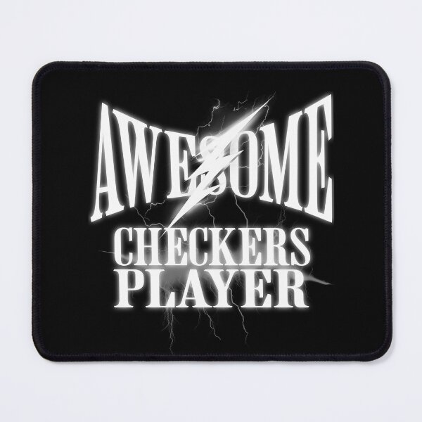 Item preview, Awesome Checkers Player designed and sold by NuttySqueaky.