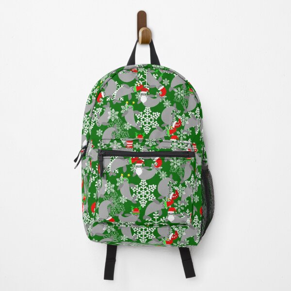 Item preview, santa claus christmas manatee green designed and sold by Gossip Rag.