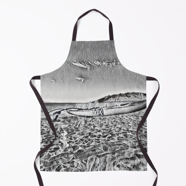 Item preview, Maui Outrigger (Black&White) designed and sold by Scurvy Dawg Design.