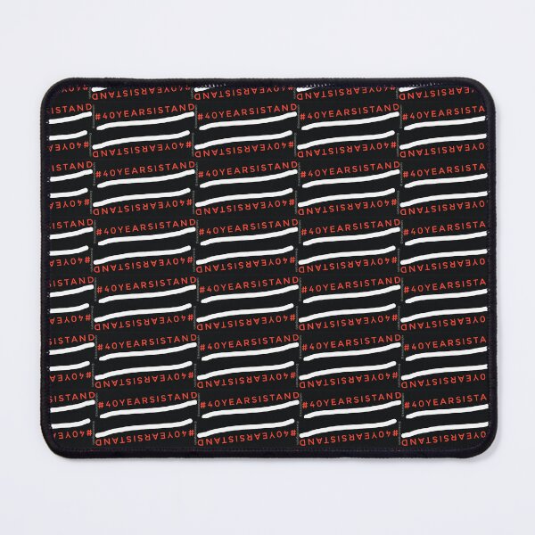 Item preview, #40YEARSISTAND - Black, Red & White Stripes designed and sold by kinkatstyle.