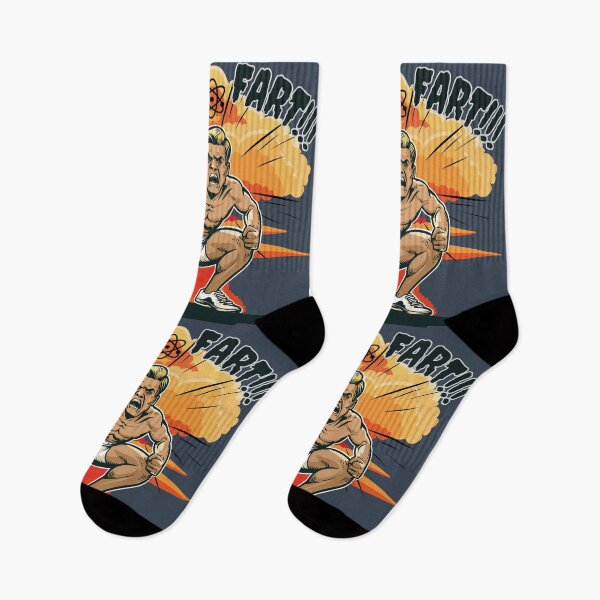 Item preview, ATOMIC FART MAN, ANGRY FARTS ARE DEADLY designed and sold by NikoDeeko.