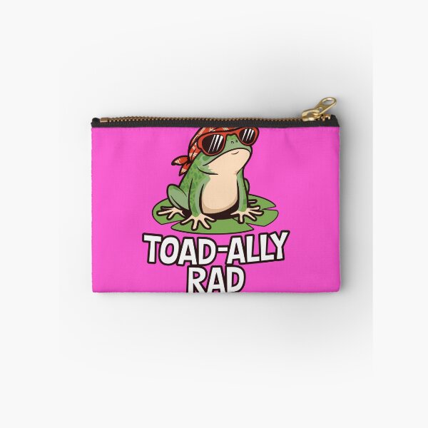 Item preview, "Toad-Ally Rad" Cool Frog with Sunglasses Cartoon Design designed and sold by serein32.