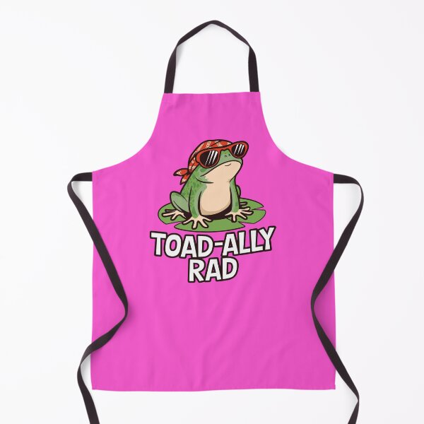 Item preview, "Toad-Ally Rad" Cool Frog with Sunglasses Cartoon Design designed and sold by serein32.