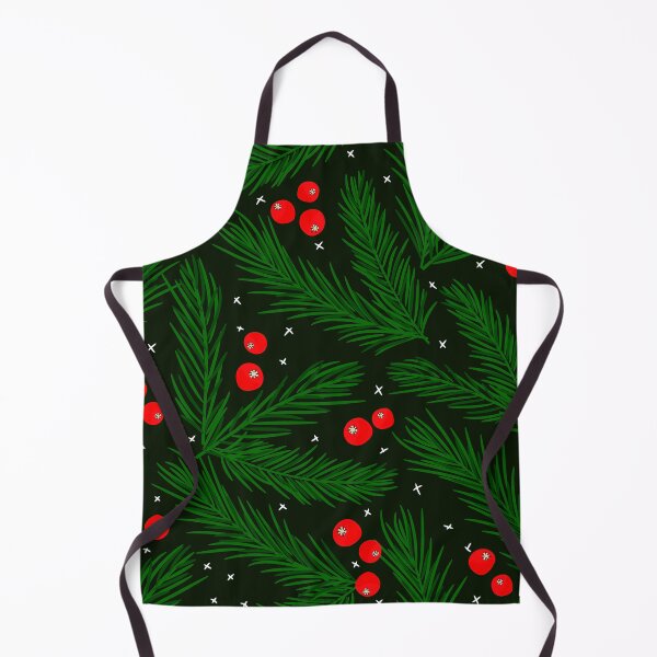 Item preview, Winter Pine Branches With Red Berries Colorful Pattern designed and sold by DEC02.
