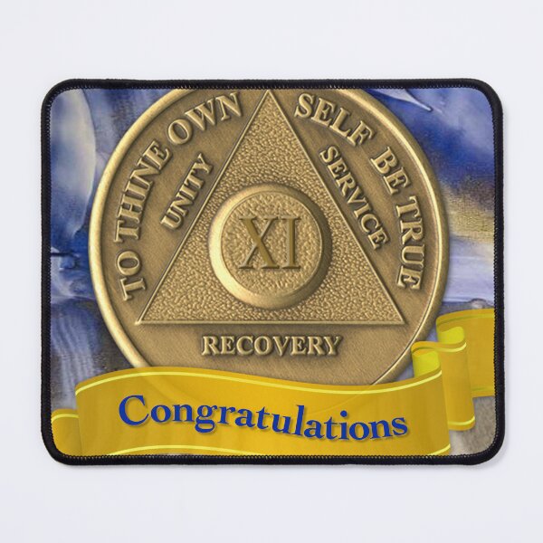 Item preview, 11 Year AA Anniversary Coin Congratulations Serenity designed and sold by ApexDesigners.