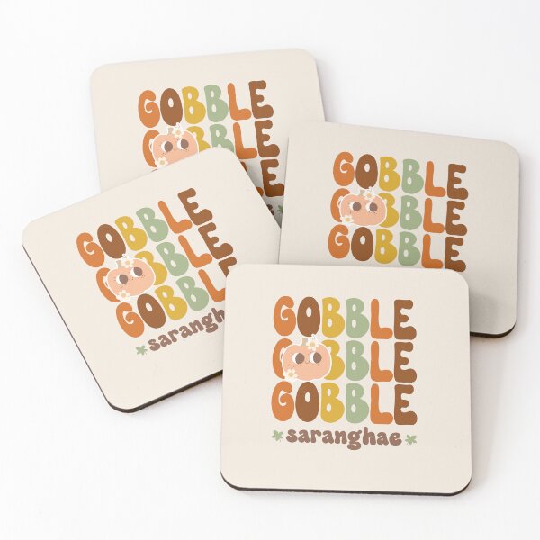 Item preview, Thanksgiving Gobble Design with Cute Pumpkin designed and sold by KGlam.