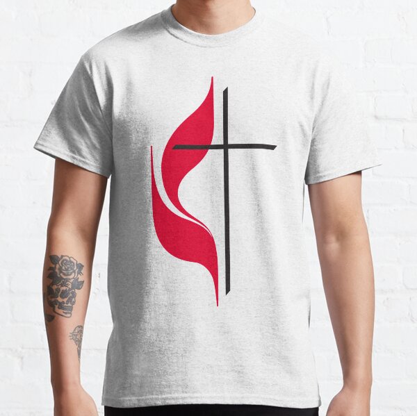 Methodist Cross & Flame Classic T-Shirt