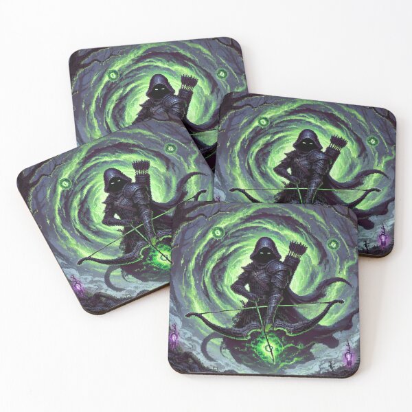 Item preview, The Vortex Archer Pixel Art designed and sold by ArcaneAuraGuild.