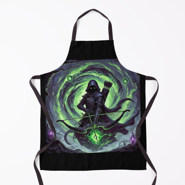 Item preview, The Vortex Archer Pixel Art designed and sold by ArcaneAuraGuild.