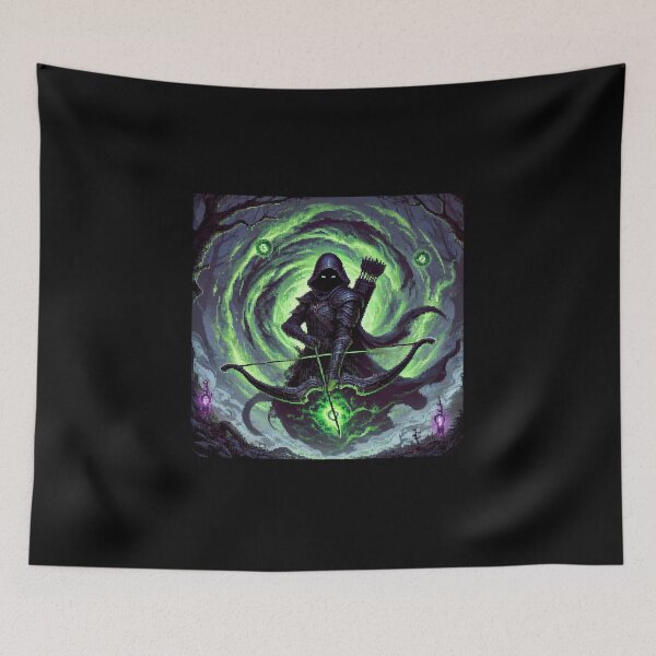 Item preview, The Vortex Archer Pixel Art designed and sold by ArcaneAuraGuild.