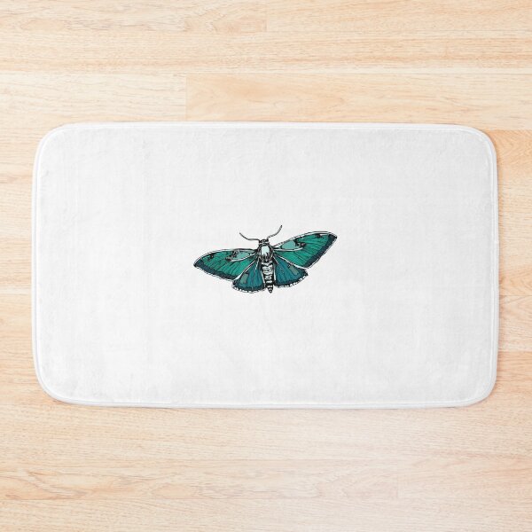 Item preview, Coloured detailed moth butterfly drawing designed and sold by aziza-doodles.