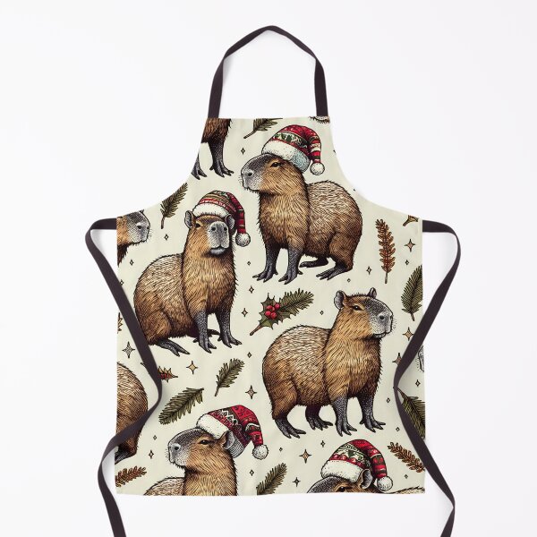 Item preview, Festive Christmas Caypbara Wallpaper designed and sold by Travelcases.