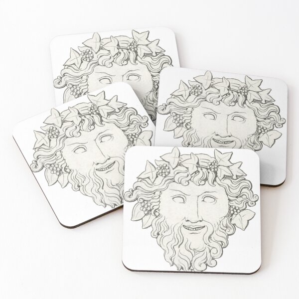 Item preview, Bacchus Face, Dionysus Face designed and sold by HawthorneFlame.