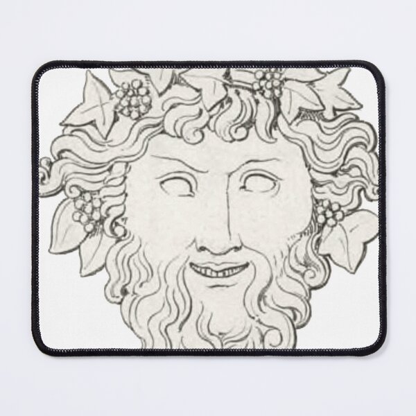 Item preview, Bacchus Face, Dionysus Face designed and sold by HawthorneFlame.