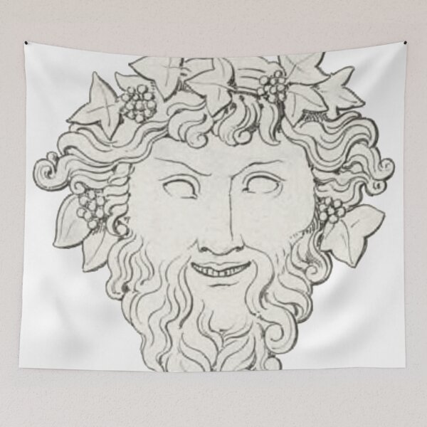 Item preview, Bacchus Face, Dionysus Face designed and sold by HawthorneFlame.
