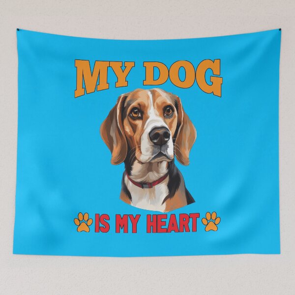 Item preview, Beagle Dog Owner My Dog Is My Heart  designed and sold by fantasticdesign.