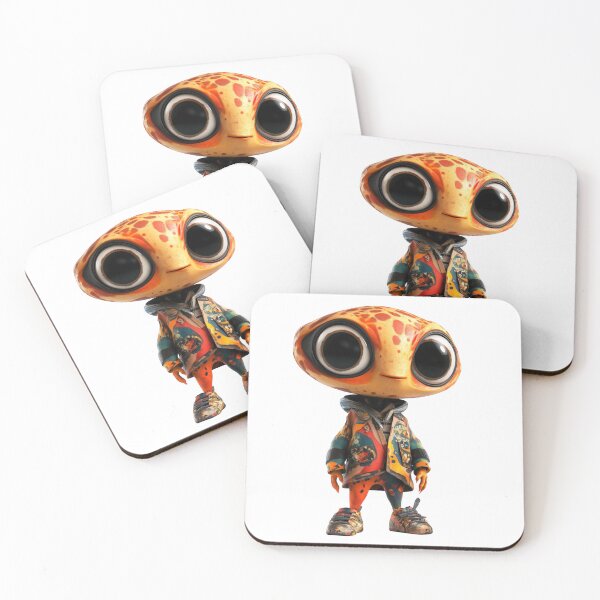 Item preview, Retro Alien Cartoon Character with Funky Style designed and sold by Jasava Shop.