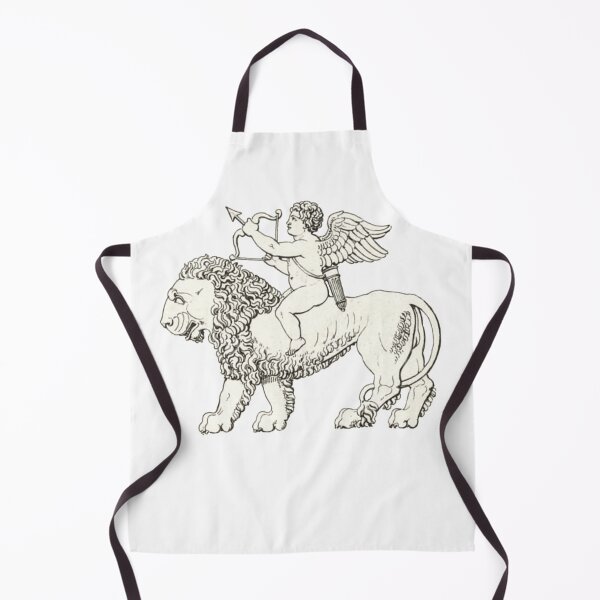 Item preview, Cupid on a Lion Illustration, Greek Mythology designed and sold by HawthorneFlame.