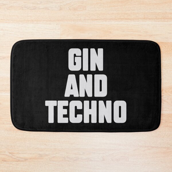 Item preview, "Gin and Techno", Techno DJs and Fans designed and sold by paulo silveira.