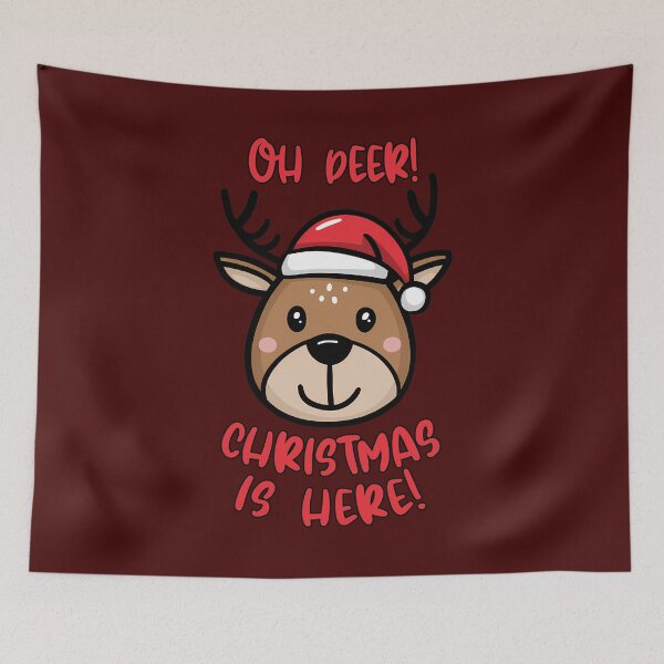 Item preview, Oh deer, Christmas is here! designed and sold by fribabywonder.