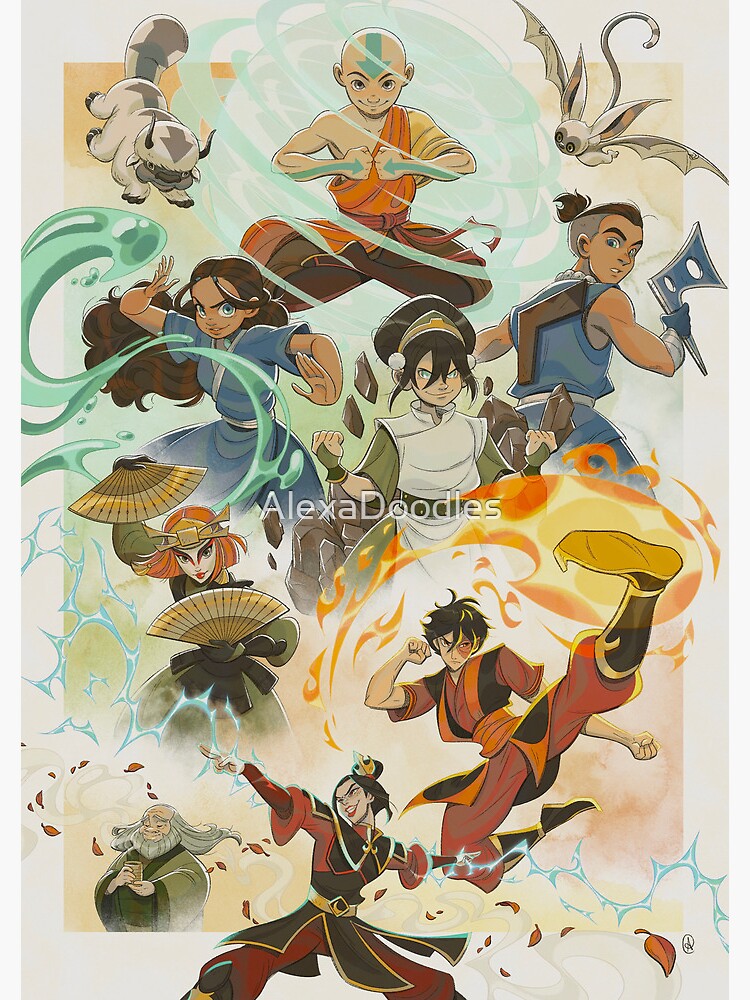 Thumbnail 3 of 3, Journal, The Last Airbender designed and sold by AlexaDoodles.