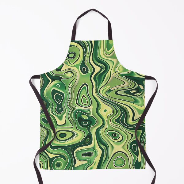 Item preview, Green Hues Graffiti Art - Colorful Swirls Pattern designed and sold by HausKatz.