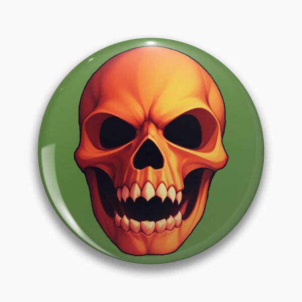 Item preview, Screaming Orange Skull designed and sold by hauntedtees.