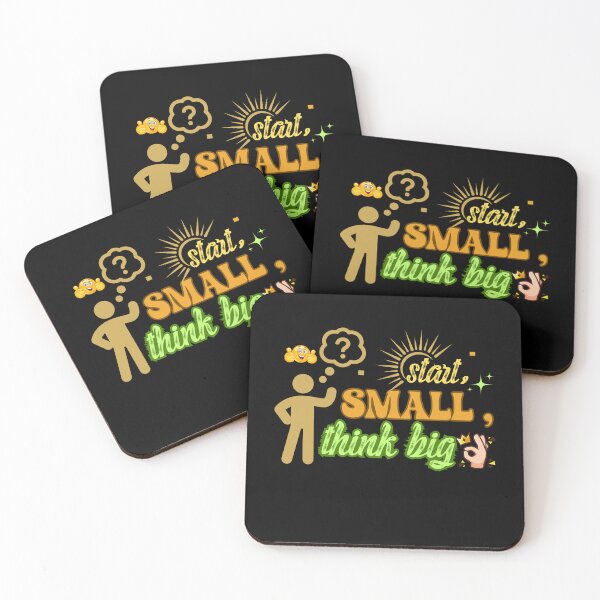 Item preview,  Start Small Think Big Inspiration Quote Design designed and sold by Raise2Shine.