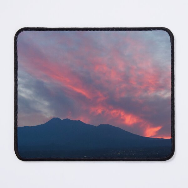 Item preview,  Sunset over Mount Etna from Riposto, Sicily, Italy designed and sold by Dreamscape Eclectic .
