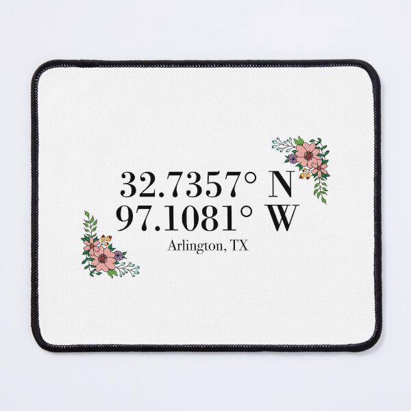 Item preview, Arlington, TX Coordinates designed and sold by mynameisliana.