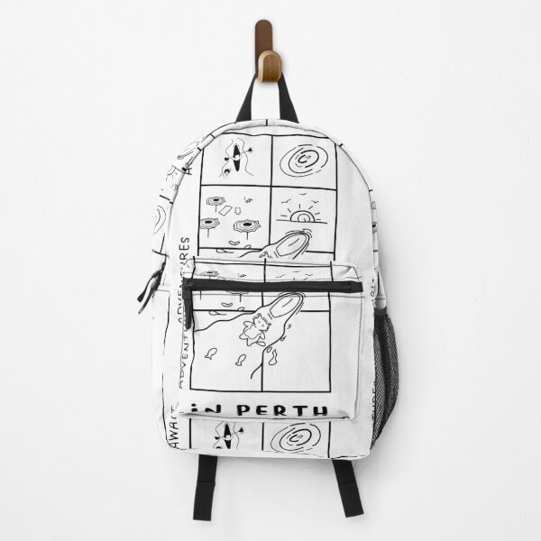 Item preview, Adventures Await in Perth | Illustration of a Cat with a Kayak designed and sold by RM-Journey.