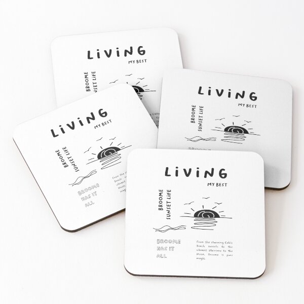 Item preview, Living My Best Broome Sunset Life   designed and sold by RM-Journey.