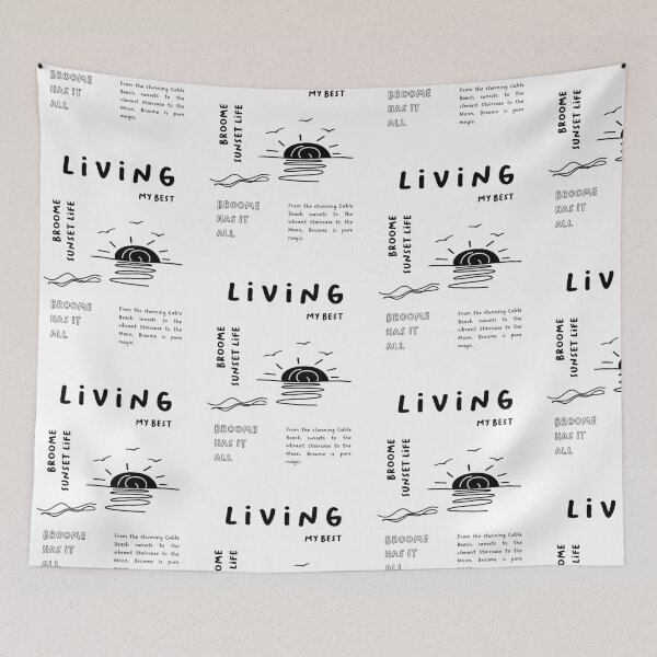 Item preview, Living My Best Broome Sunset Life   designed and sold by RM-Journey.