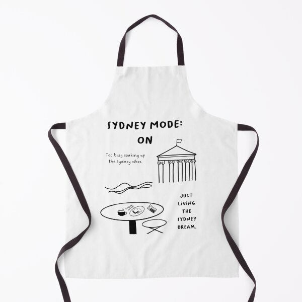 Item preview, Sydney Mode: ON | Illustration of Landmarks and a Café Table   designed and sold by RM-Journey.