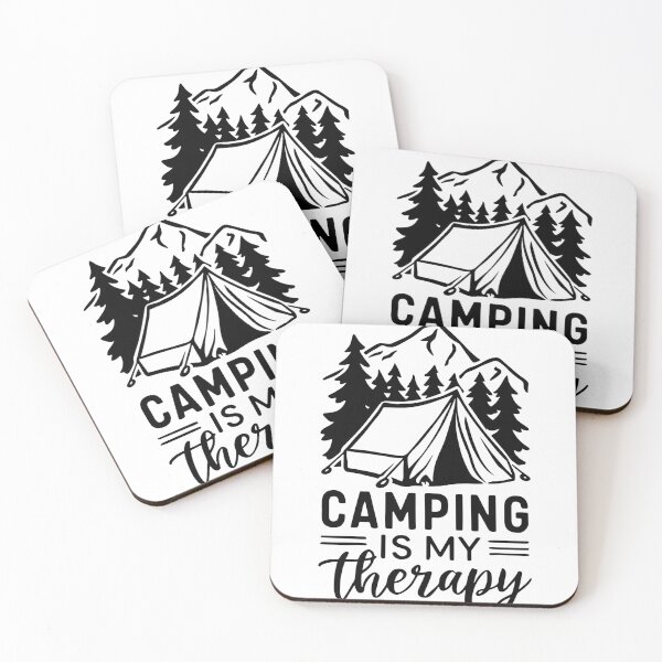 Item preview, Camping is my therapy T-Shirt designed and sold by DelightfulTees.