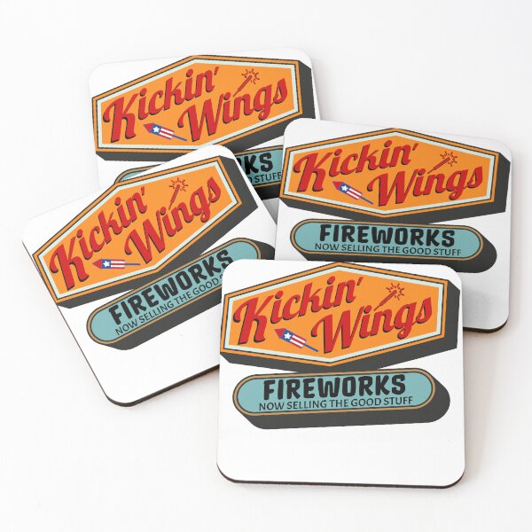Item preview, Kickin' Wings Fireworks, Joe Dirt designed and sold by BoxcarApparel.