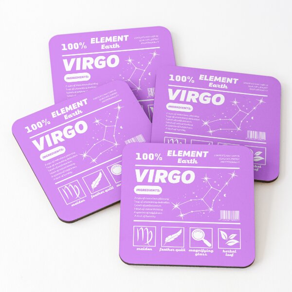 Item preview, Virgo Horoscope Typography Design designed and sold by The magic  Yellow bus.