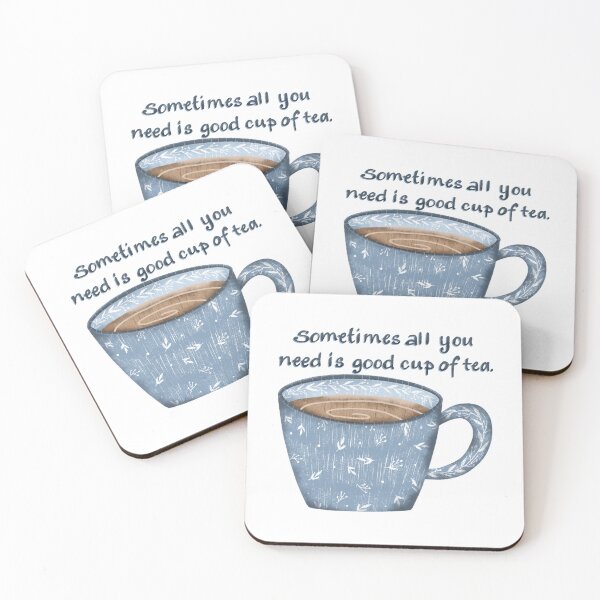 Item preview, A good cup of tea designed and sold by pinkyfish1010.