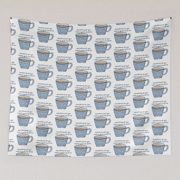 Item preview, A good cup of tea designed and sold by pinkyfish1010.