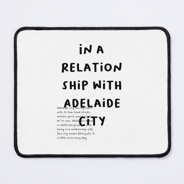 Item preview, In a Relationship with Adelaide City | Minimalist Design | Handwritten Font   designed and sold by RM-Journey.