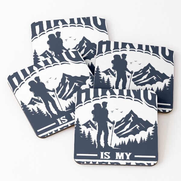 Item preview, Hiking is my therapy t-shirt designed and sold by DelightfulTees.
