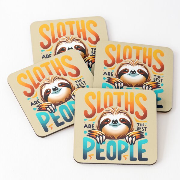 Item preview, Sloths Are The Best People, typography designed and sold by maxmaj.