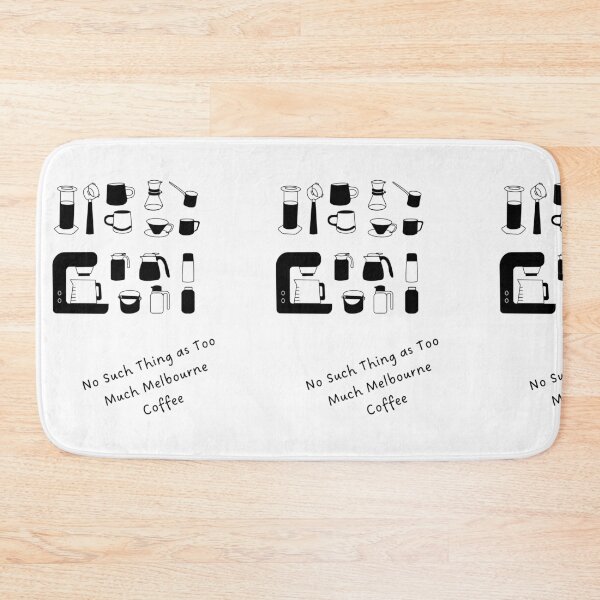 Item preview, No Such Thing as Too Much Melbourne Coffee | Illustration of Various Coffee Tools   designed and sold by RM-Journey.