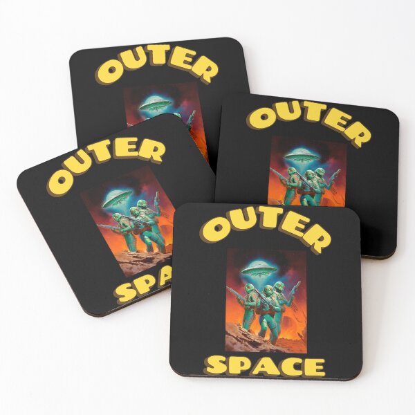 Item preview, ALIENS, Outer Space, UFO, Invasion, Mars, SciFi, Vintage Sci Fi designed and sold by tshirtart2024.