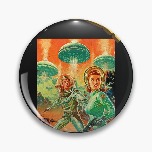 Item preview, Vintage SciFi, UFO, Alien, Invasion, Mars, Outer Space designed and sold by tshirtart2024.