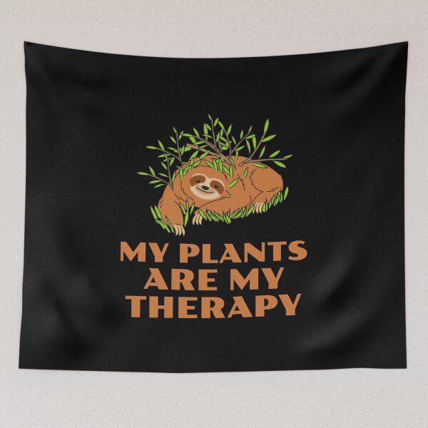 Item preview, My Plants are my Therapy designed and sold by 87-Aesthetics.