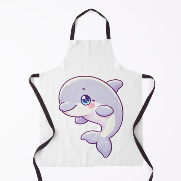 Item preview, Cute Kawaii Dolphin with Blush Cheeks designed and sold by Little Care Studio.