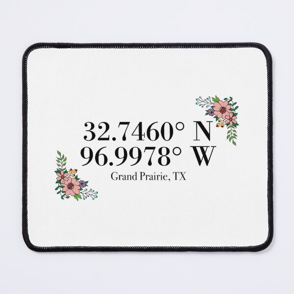 Item preview, Grand Prairie, TX Coordinates designed and sold by mynameisliana.
